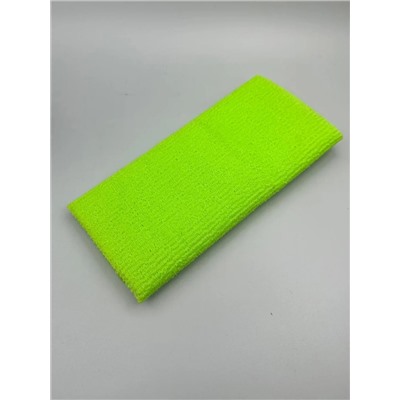 Bath Towel Мочалка-полотенце для душа с пилинг-эффектом / Nylon Long Exfoliating Towel, жесткая, зелёный 28179