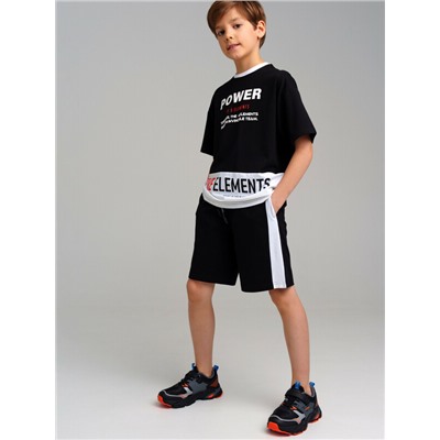 Комплект трикотажный для мальчиков: фуфайка (футболка), шорты