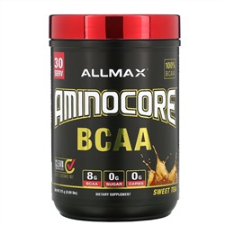 ALLMAX Nutrition, AMINOCORE BCAA, Sweet Tea, 0.69 lbs (315 g)