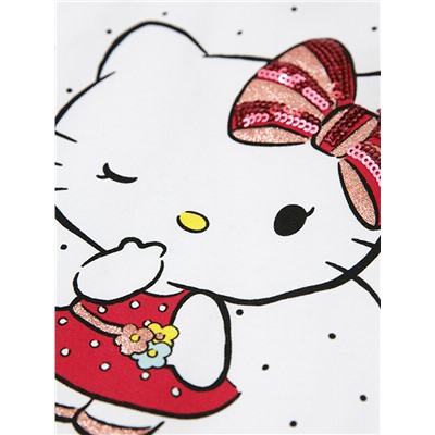 Фуфайка трикотажная для девочек (футболка)