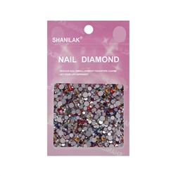 Nail Art Стразы для ногтей микс цветов и размеров, мульти 15829