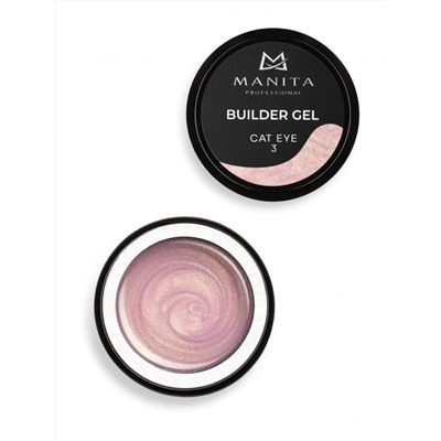 MANITA Гель моделирующий для ногтей / Builder Gel Cat Eye №03, 15 мл 28204
