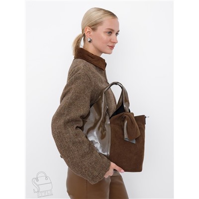 Сумка женская кожаная 98184-3MSS army green Velina Fabbiano-Safenta