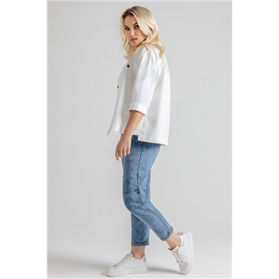 Брюки женские  102/24/Голубой варёнка