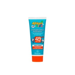 Крем солнцезащитный водостойкий Africa Kids baby для самых маленьких SPF 45+, 50 мл