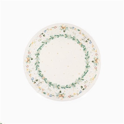 УЦЕНКА Скатерть Этель Spruce mood d=150см +/-3см с ВГМО, 100%хл, саржа 190гр/м2