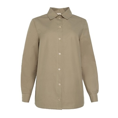 Рубашка женская MINAKU: Classic, зелёная, размер 52