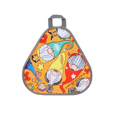 Ледянка мягкая Gnome, треугольная, d=41 см, толщина 1.2 см, рисунок МИКС