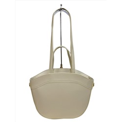 Женская сумка из искусственной кожи, цвет молочный