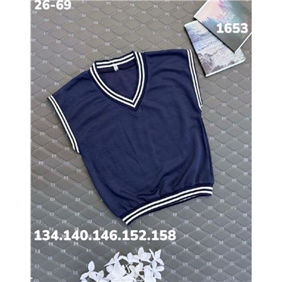 Жилет 1653 синий