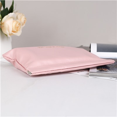 Косметичка 18х13 см розовая / XN-002PN /уп 400/на магните