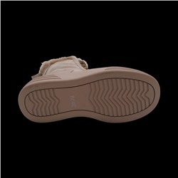 Ботинки на меху ZD24 бежевые