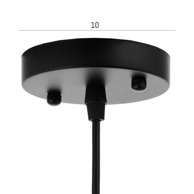 Светильник BayerLux 88308/1 E27 40 Вт черный 22×22×20-120 см