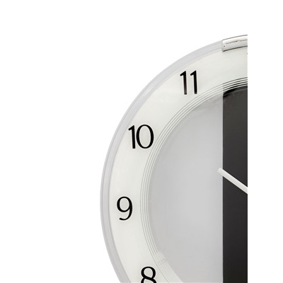 Часы настенные интерьерные «Полоса», бесшумные, плавный ход, d=34 см