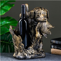 Подставка для бутылки «Охота», под бронзу, 37×22.5×30 см