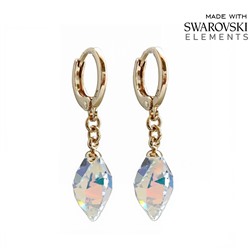 Серьги с кристаллами Swarovski