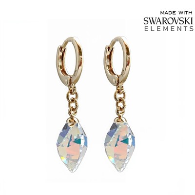 Серьги с кристаллами Swarovski