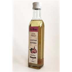 Салатная заправка с чесноком Olivia, стекло 250мл ЭКОПРОДУКТЫ, 1185017