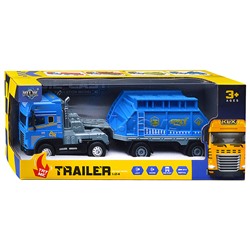Машина "Трейлер перевозчик" (свет, звук) в коробке