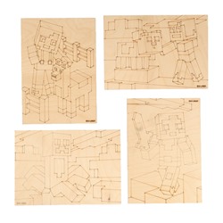 Доски для выжигания «Игровой мир»