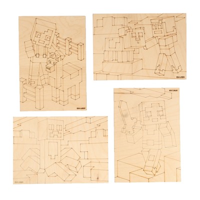 Доски для выжигания «Игровой мир»