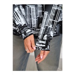 Лонгслив с рисунком Город Арт. 1097 НАТАЛИ, 1133070