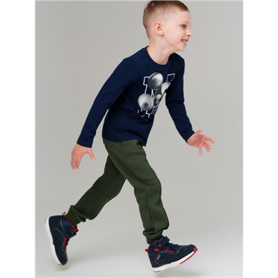 Фуфайка трикотажная для мальчиков (футболка с длинными рукавами)