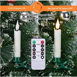 Свечи  с пультом, 10шт