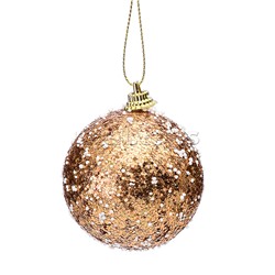 Набор новогодних шаров "Золотые искры"