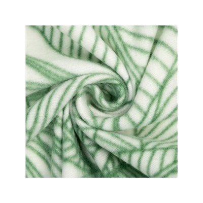 Плед флисовый «Экономь и Я. Тропические листья», 150×130 см, плотность 160 г/м²