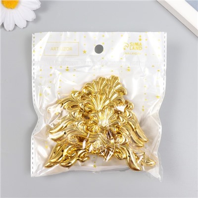 Уголок декоративный для шкатулки, ключницы «Греция», набор 8 шт., 6×6 см