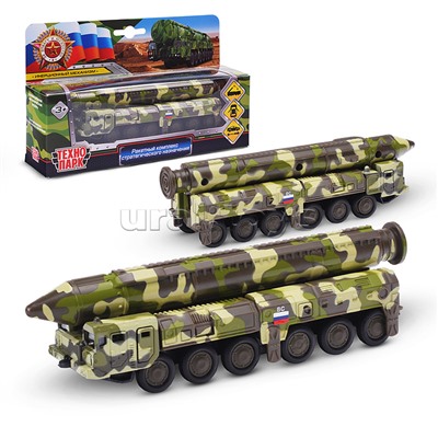 Модель "РСЗО Тополь" металл. инерц. с ракетой, открыв. двери 15см