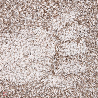 Коврик для ванной FOOTPRINT 40x60 см, хлопок, бежевый (Индия)