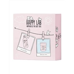 Happy Lab Набор для ухода за телом Lovin you: гель для душа, скраб для тела, 300 мл, 240 г 28086
