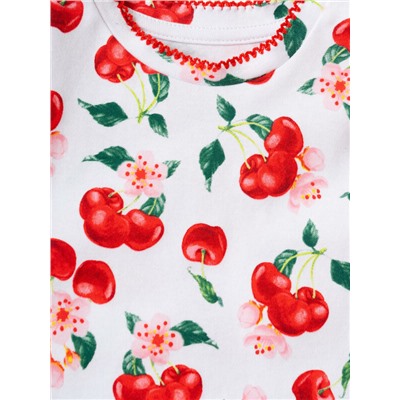 Джемпер детский трикотажный для девочек (футболка), 2 шт в комплекте