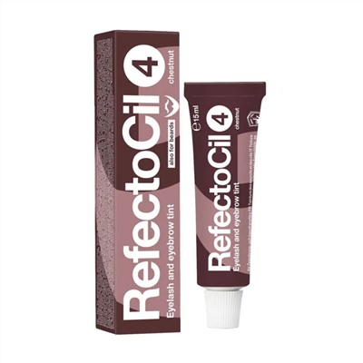 RefectoCil Краска для бровей и ресниц №4, 15 мл каштановый 12779