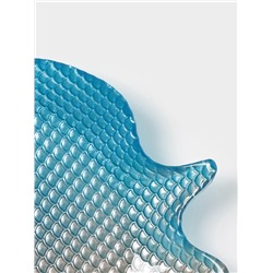 Блюдо сервировочное «РЕТРО БРИЗ», 24 см, стекло, голубое, серое