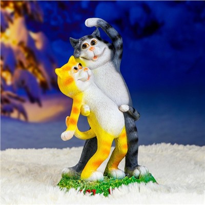 Садовая фигура из полистоуна «Кошки», 18×12×32 см