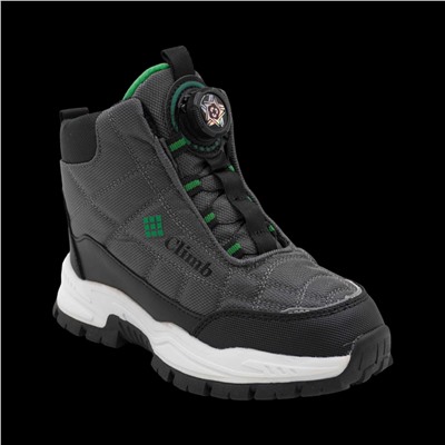 Ботинки мембранные на меху А7716-7 серые