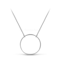 Колье из серебра родированное 925 пробы КЧ-005