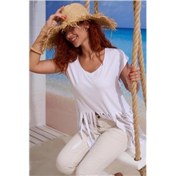 7494 футболка женская (Белый)