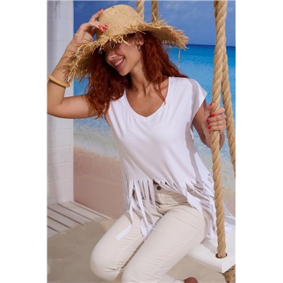 7494 футболка женская (Белый)