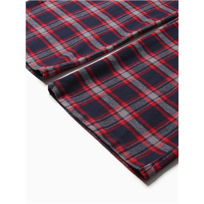 Пижама женская (рубашка, брюки) KAFTAN, размер 44-46, синяя