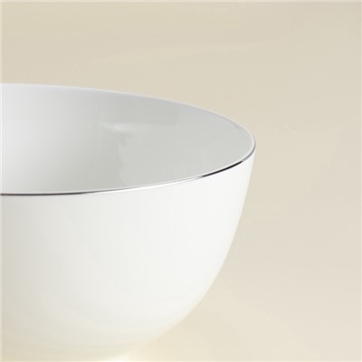 Салатники SL Home «Каскарон», 1.4 л, d=18 см, набор 2 шт., костяной фарфор, белые