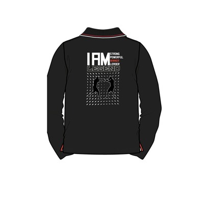 Сорочка трикотажная с воротником поло для мальчиков