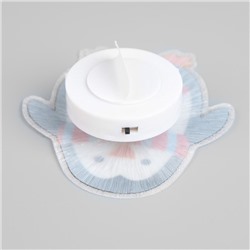 Светодиодная игрушка на липучке «Пингвин» 7.5×8 см, батарейки LR44×3 (в комплекте), свечение мульти