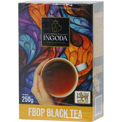 PRINCE OF INGODA. Черный чай FBOP 250 гр. карт.упаковка