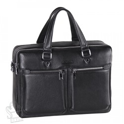 Портфель мужской кожаный 2094BSH black Heanbag
