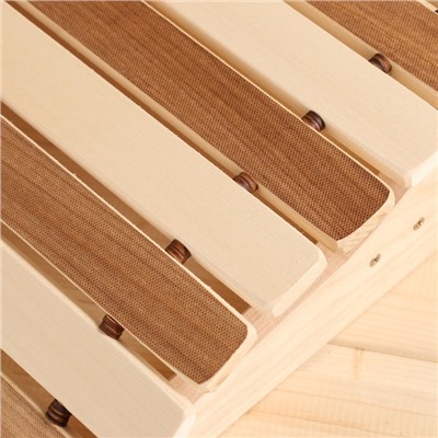 Подголовник для бани и сауны, деревянный, анатомический, «Добропаровъ»