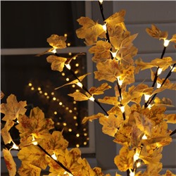 Светодиодное дерево «Клён осенний» 1.6 м, 160 LED, постоянное свечение, 220 В, свечение тёплое белое